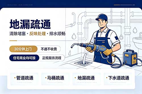 德惠地漏疏通